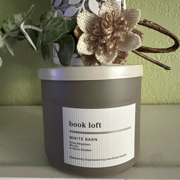 White Barn Book Loft Candle in Taupe - Picture 1 of 4